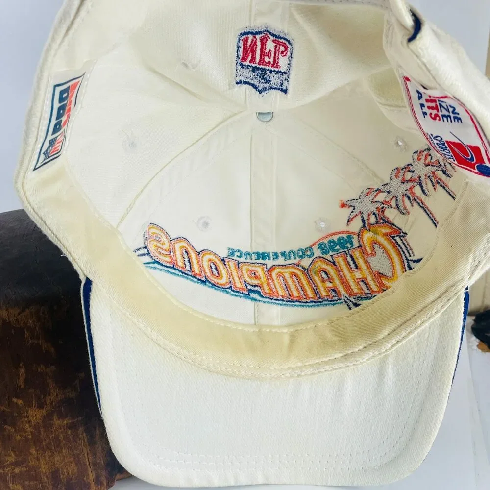 VIntage Denver Broncos 1998 AFC Champions Hat Sports Specialties Pro Line Miami